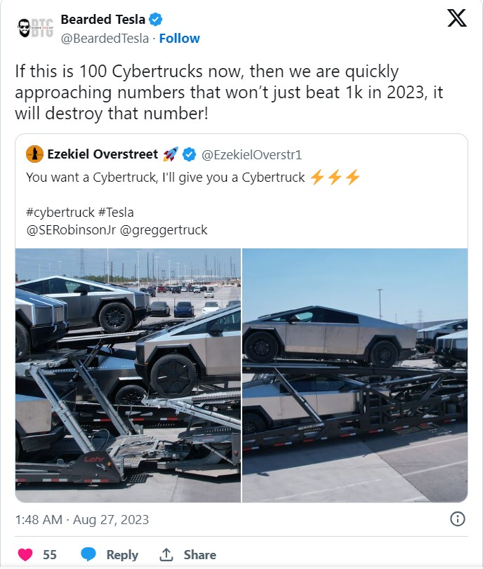 Tesla Cybertruck Production Successes and Weird Wipers