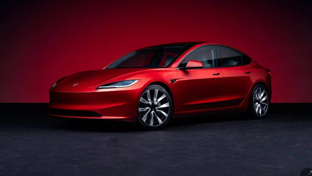 Another 2024 Tesla Model 3 leaked photo, launch one step closer