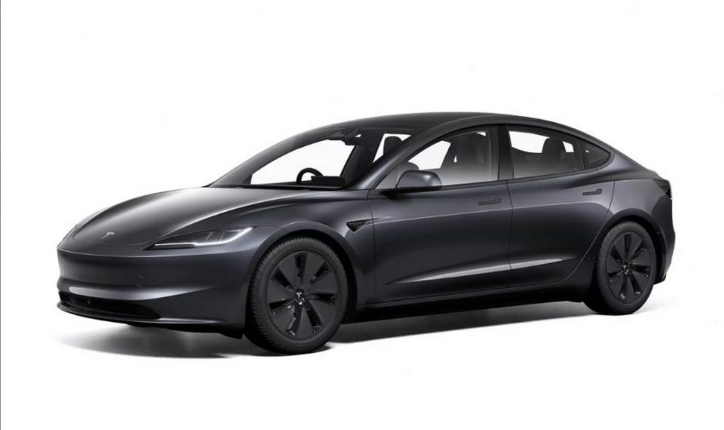 Tesla Model 3 Facelift Luchtinlaatrooster Roosterafdekking Lucht