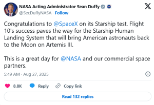 SpaceX Starship Flight 10 Marks Historic Success