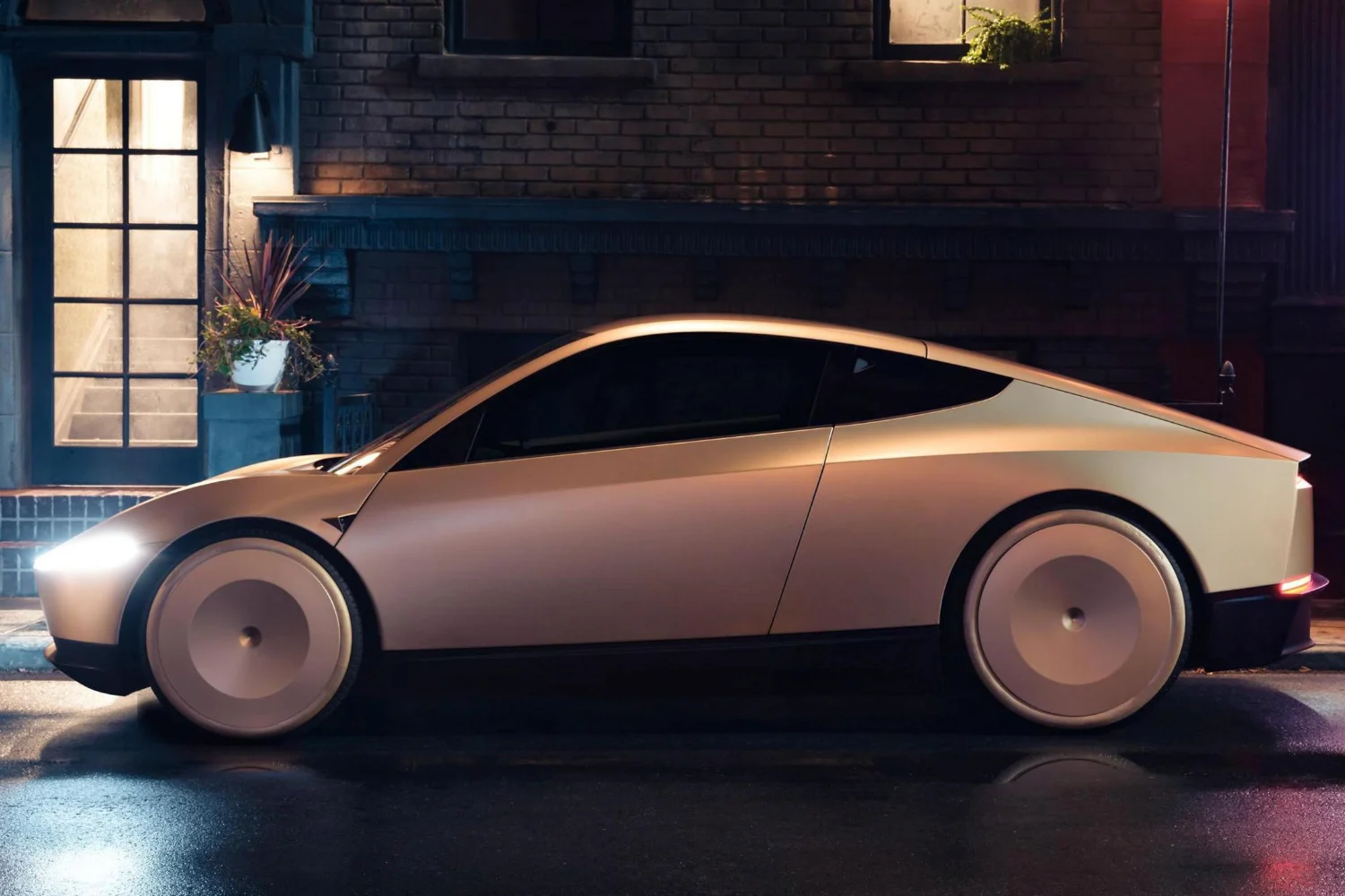 Tesla Cybercab: il robotaxi senza volante entrerà in produzione nell’aprile 2026