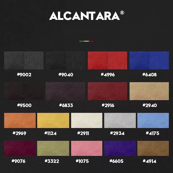 Alcantara-värikartta